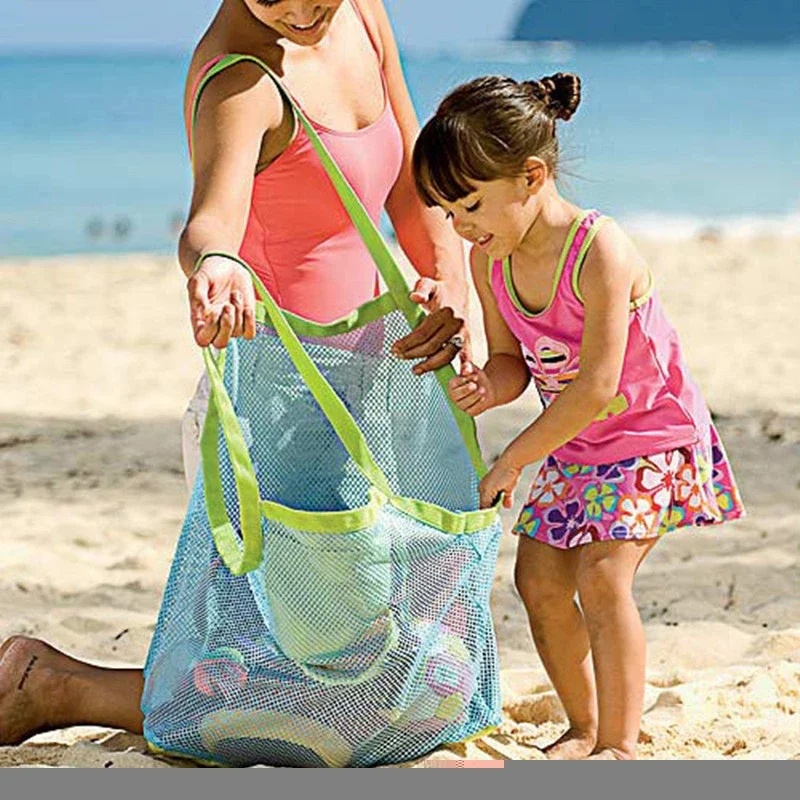 Beach Towel Large - Przenośna siatkowa torba dla dzieci na