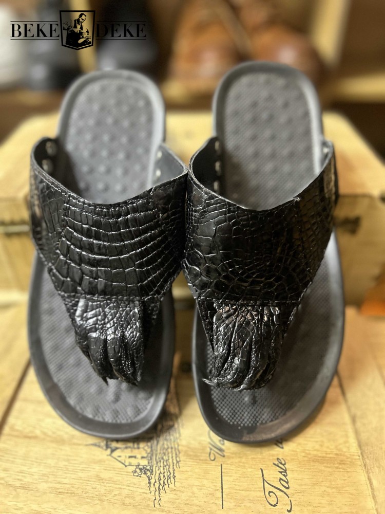 Letnie obuwie męskie z prawdzi – Flip Flop Leather Men recenzja i cena