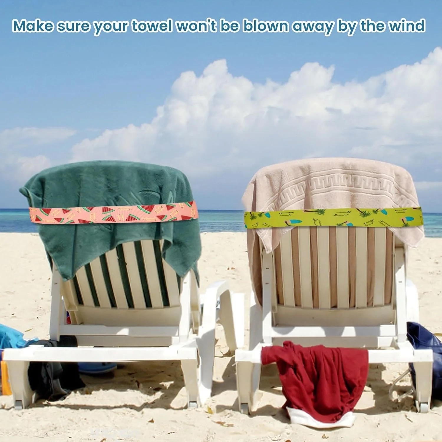 5 szt. Duże gumki na ręczniki  – Beach Towel Large recenzja i cena