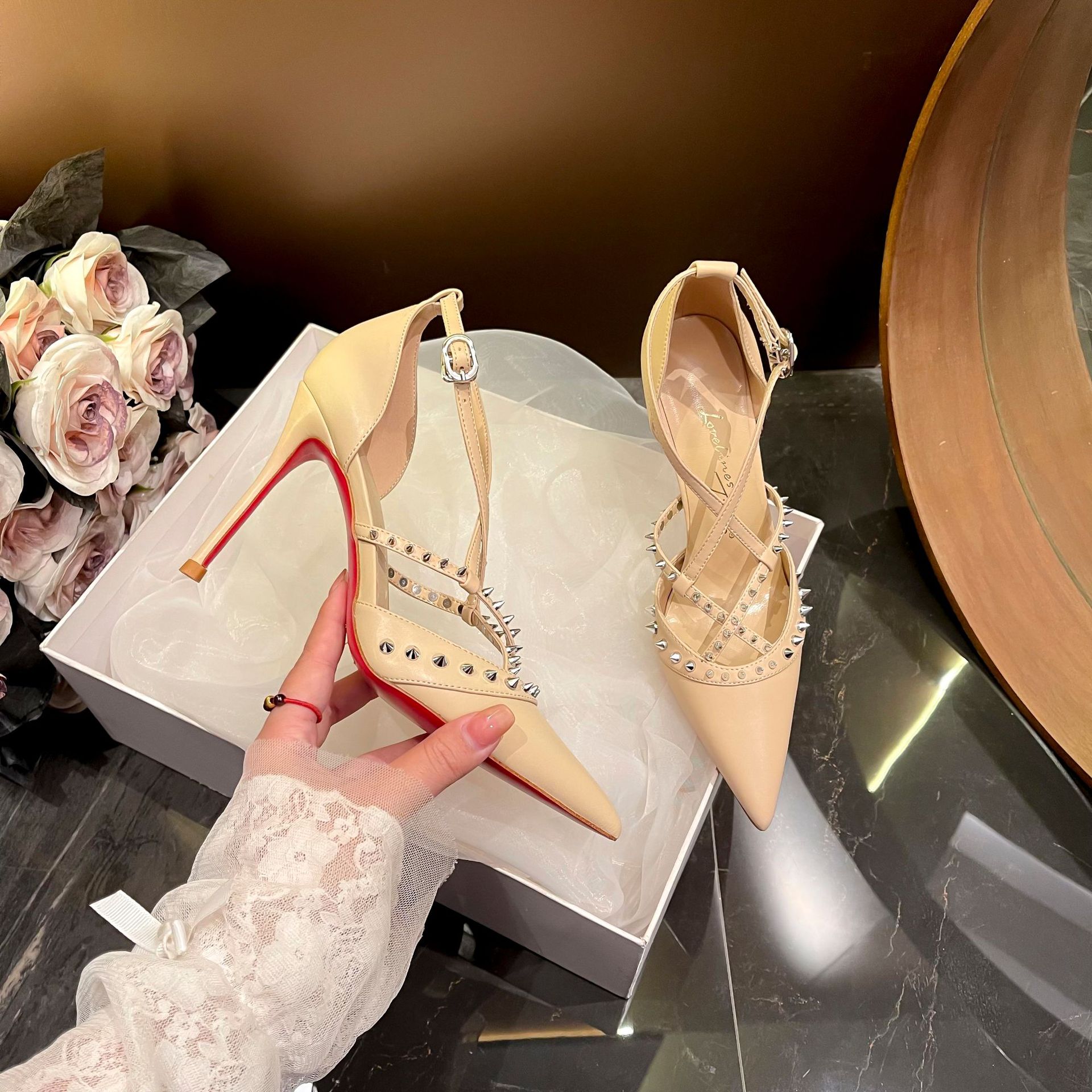 Retro Damskie Sandały Szpilki  – Casual Sandal Leather recenzja i cena