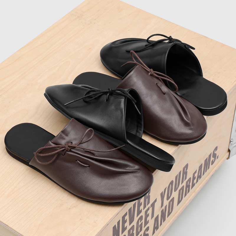 Nowe Modne Wygodne Męskie Pół- – Flip Flop Leather Men recenzja i cena
