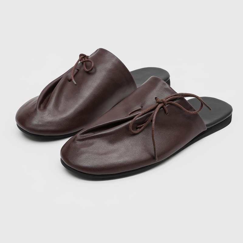 Nowe Modne Wygodne Męskie Pół- – Flip Flop Leather Men recenzja i cena
