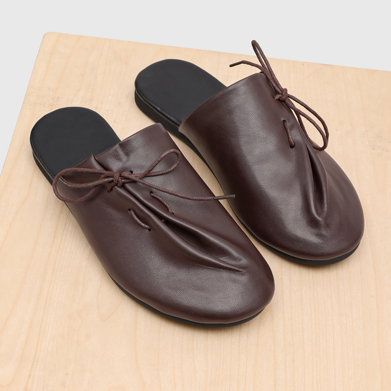 Nowe Modne Wygodne Męskie Pół- – Flip Flop Leather Men recenzja i cena