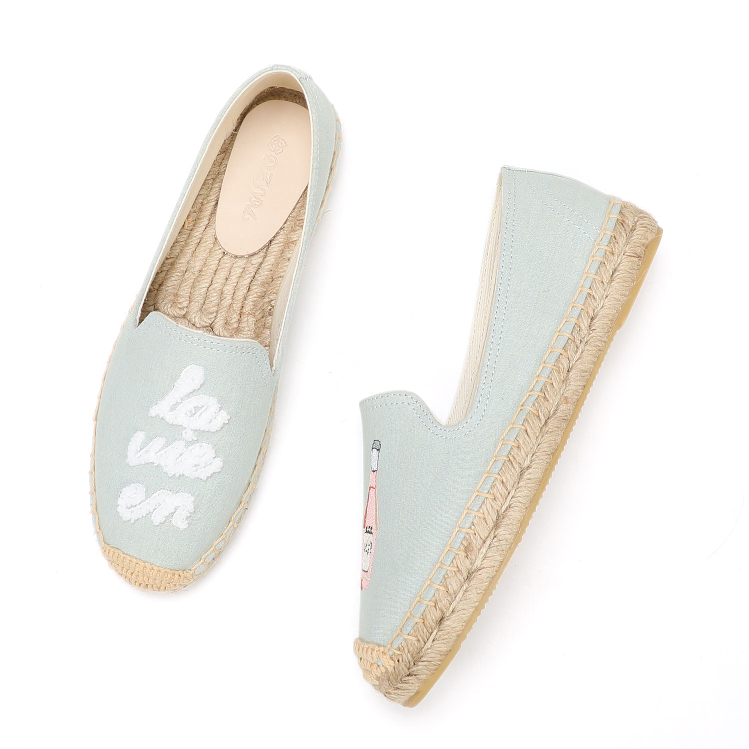 Espadryle damskie Moda Płaskie – Espadrille Slip On recenzja i cena