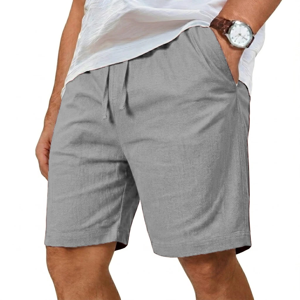 Luźne, lekkie, bawełniano-lnia – Short Linen Drawstring recenzja i cena