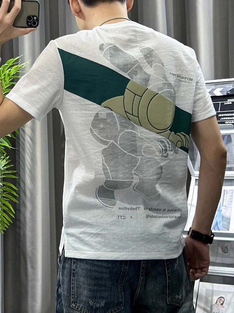 Male Tees Shirts White Linen T – Short Linen Drawstring recenzja i cena